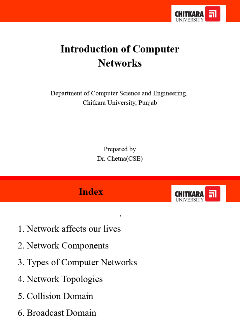 Overview of Computer Networks | PDF | Network Topology | Computer Network