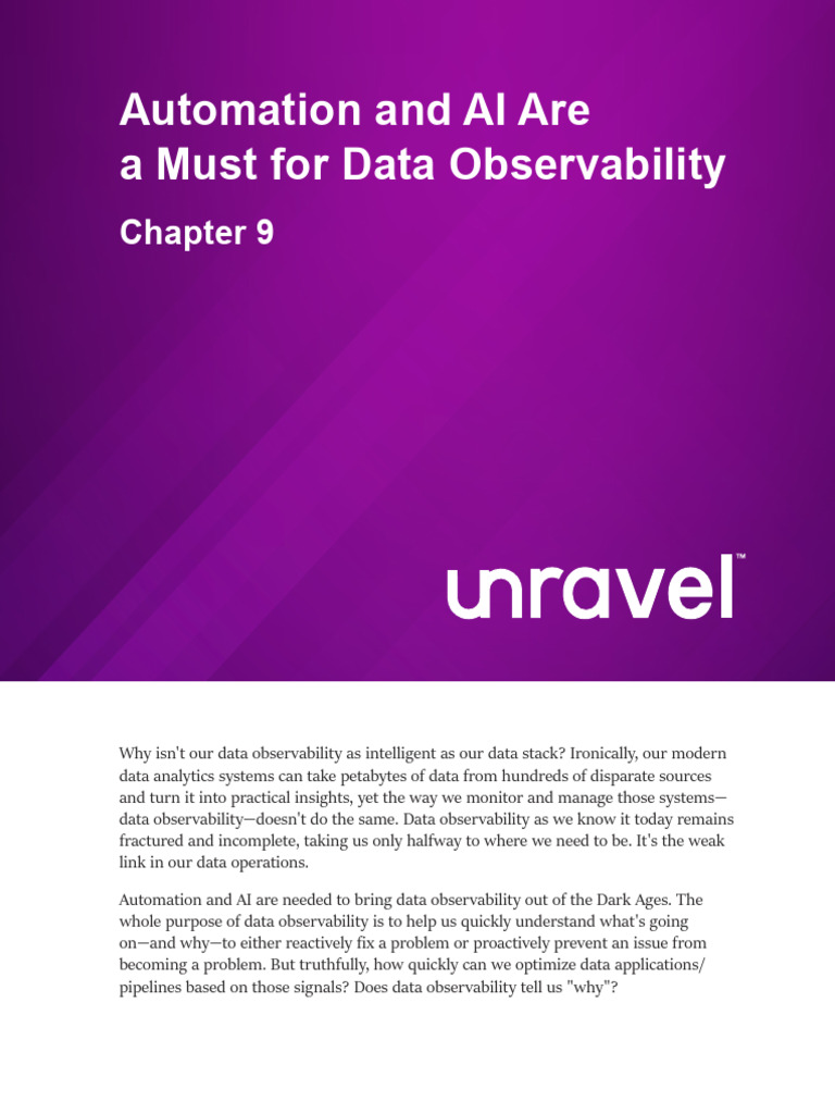 Enhancing Data Observability with AI | PDF | Artificial Intelligence ...