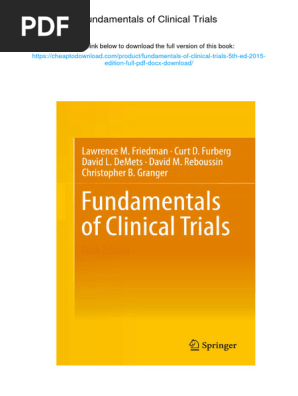 Fundamentals of Clinical Trials. ISBN 3319185381, 978-3319185385