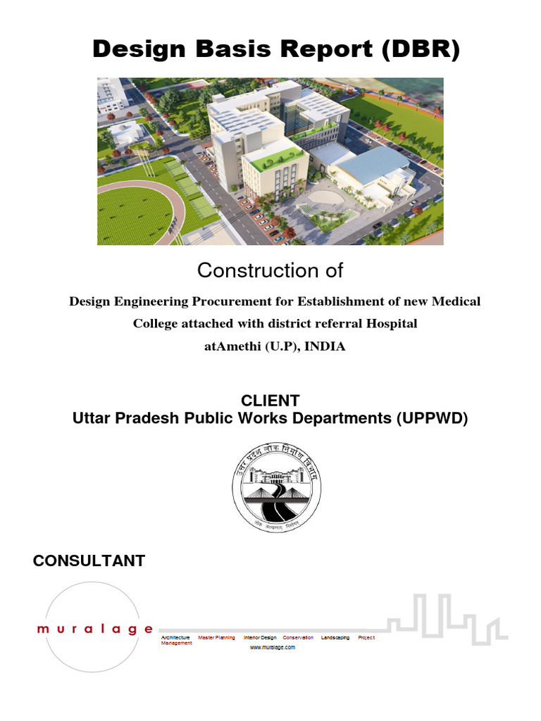 Design Basis Report for Amethi Hospital | PDF | Hospital | Emergency ...