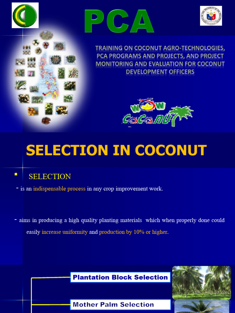 Coconut Seednut Selection Guide | PDF | Science & Mathematics ...