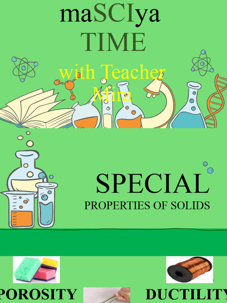 Special Properties of Solids Explained | PDF | Home & Garden | Science ...