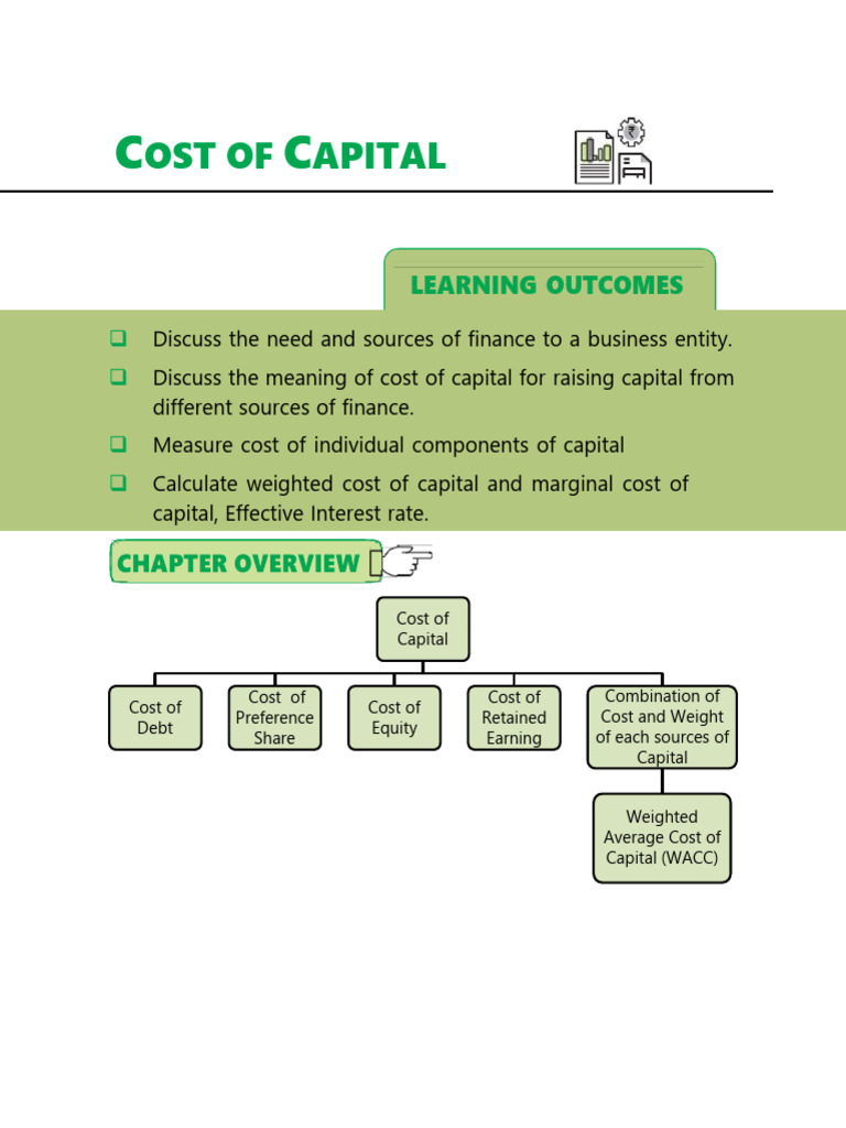 Cost of Capital and WACC Analysis | PDF | Cost Of Capital | Financial ...