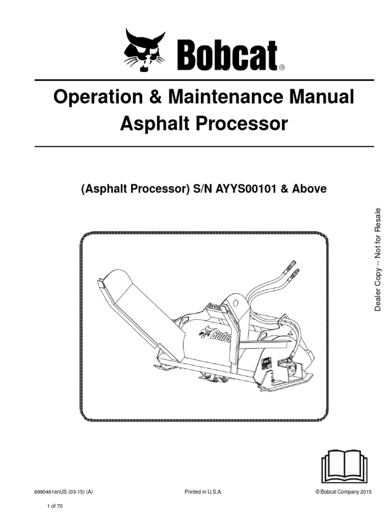 Asphalt Processor 6990461 enUS Om | PDF | Nut (Hardware) | Loader ...