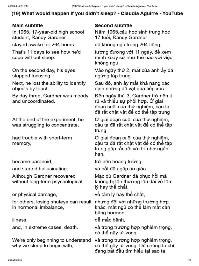 what-would-happen-if-you-didn-t-sleep-claudia-aguirre-youtube-pdf