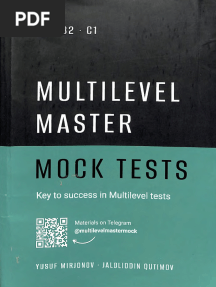 B1.B2.C1. Multilevel Master. Mock Tests. 2023
