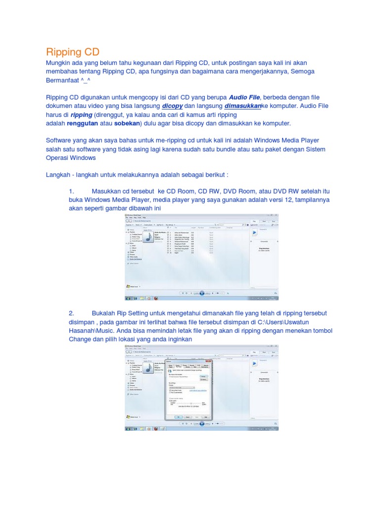 Ripping CD | PDF
