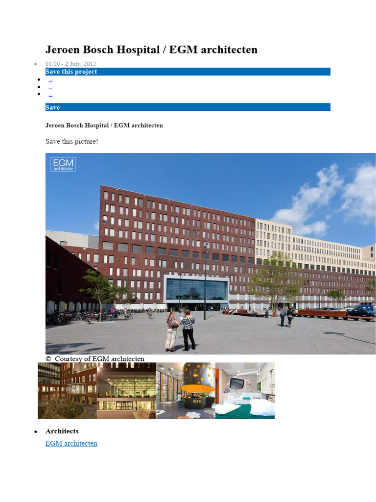 Jeroen Bosch Hospital | PDF