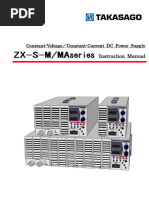 Operation Manual: Regulated DC Power Supply PAS Series | PDF