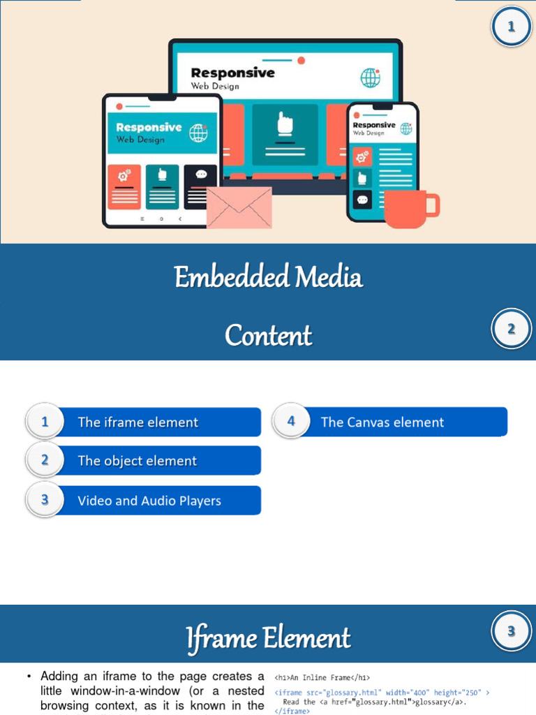 10. Chapter 10(Embedded Media) | PDF | Codec | Html Element
