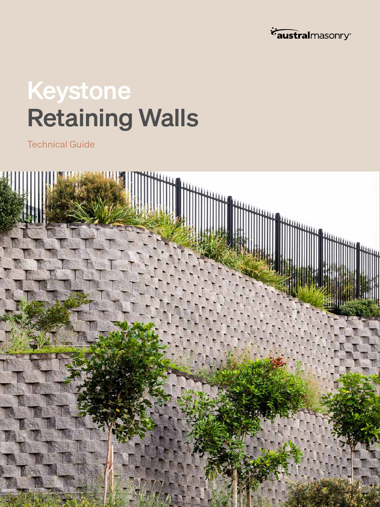 Keystone Retaining Walls Guide | PDF | Drainage | Concrete