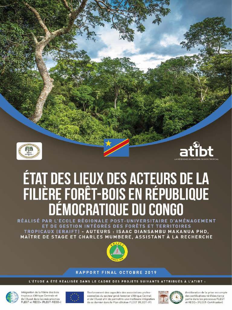État des lieux du secteur forestier en RDC | PDF | Forêt | République ...