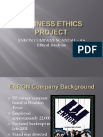 Enron Company Scandal - An Ethical Analysis