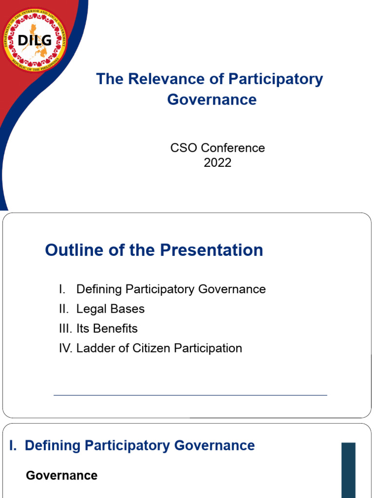 4 The Relevance of Participatory Governance 2022 | PDF | Governance ...
