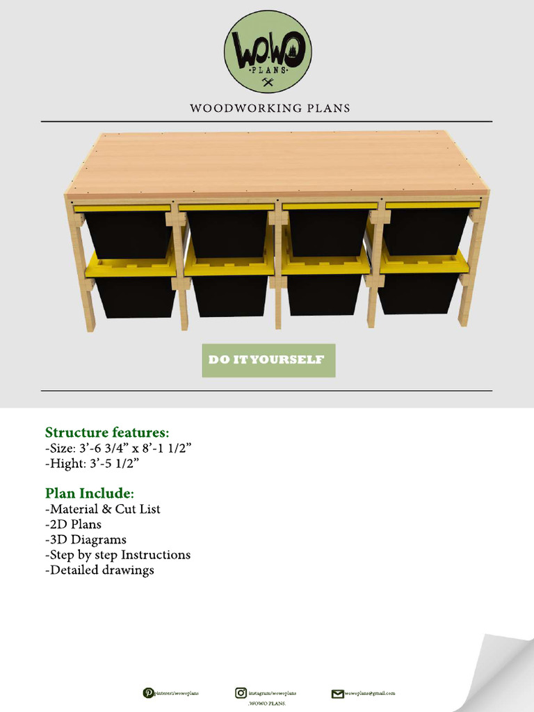 Storages Shelf Build Plan | PDF