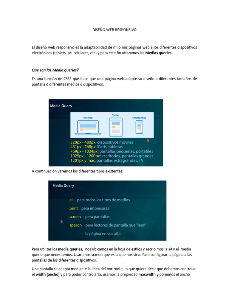 Diseño Web Responsivo | PDF | Informática