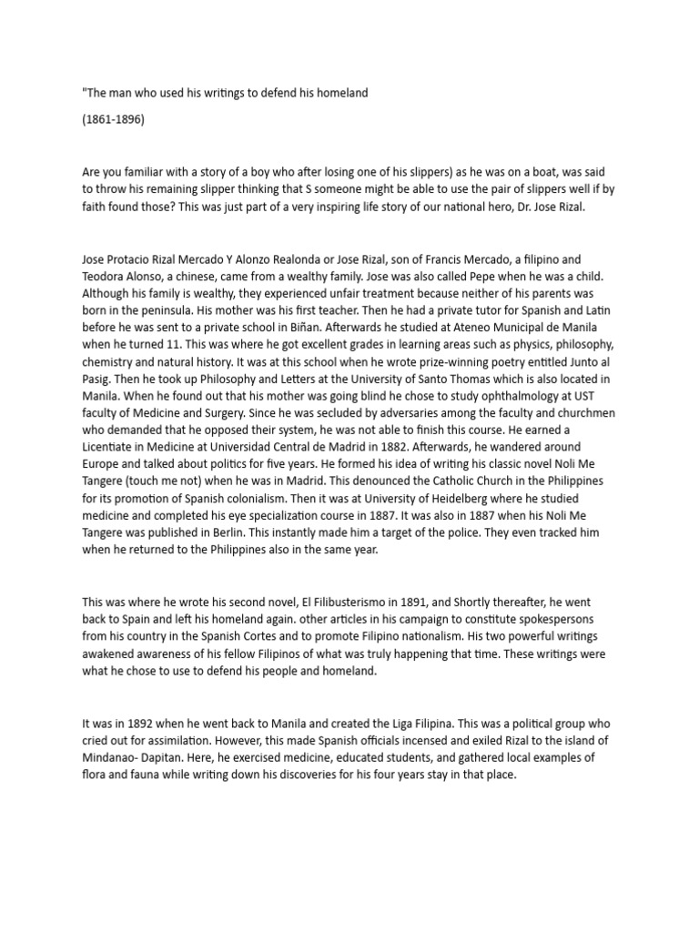 Creative Non Fiction Pdf Biography Philippines