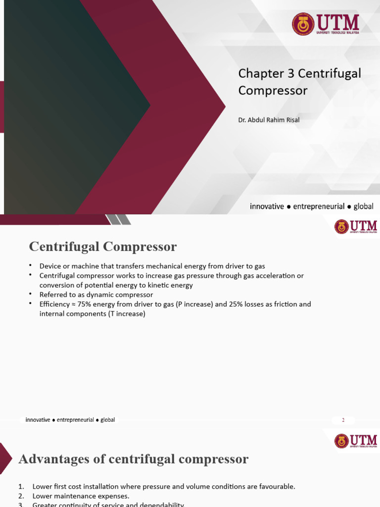Centrifugal Compressor Efficiency and Calculations | PDF | Horsepower ...