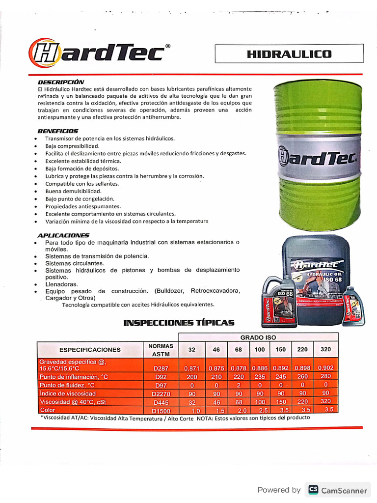 Lubricantes Hard Tec | PDF
