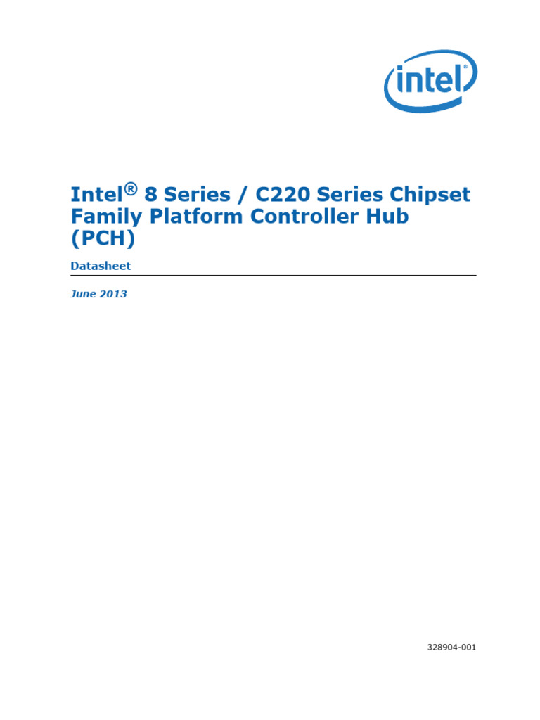 Intel 8 Series Chipset PCH Datasheet | PDF | Computer Science | Computing