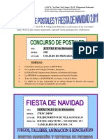 Circular Concurso de Postales y Fiesta de Navidad