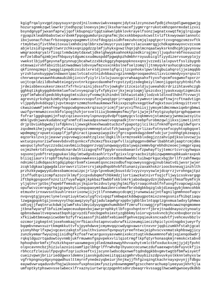 Random Text Analysis | PDF