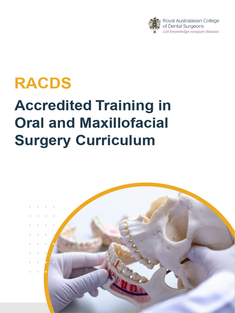 Accredited Training in OMS Curriculum | PDF | Oral And Maxillofacial ...