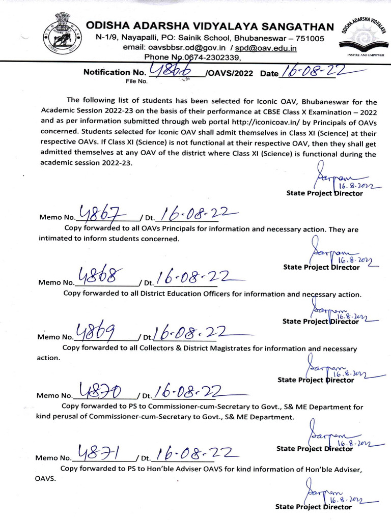 Notification No 4866 | PDF