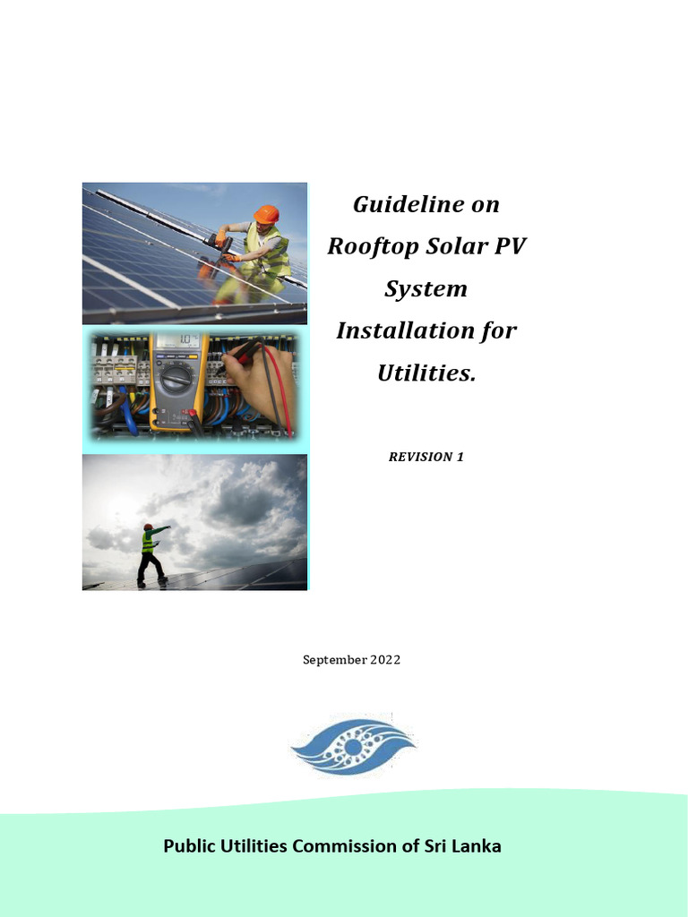 Rooftop Solar PV Installation Guidelines | PDF | Solar Power | Electric ...