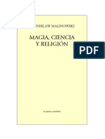 MALINOWSKI, BRANISLAW - Magia, Ciencia y Religión