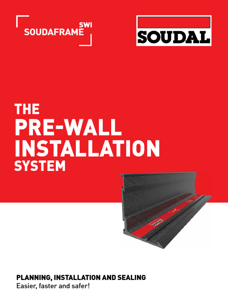Soudal Pre-Wall Installation System | PDF | Fiberglass | Composite Material