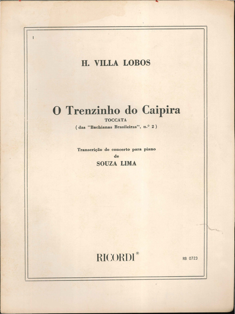 Villa-Lobos, Heitor - Bachianas Brasileiras #2 (Trenzinho Do Caipira ...