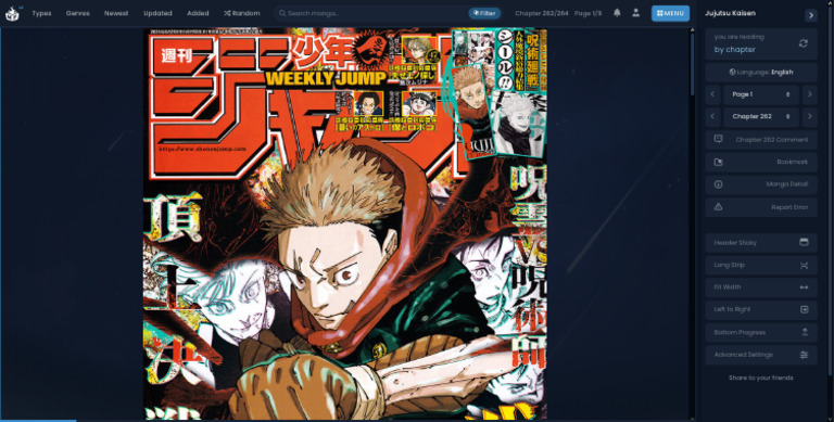 Jujutsu Kaisen Chapter 262 - Read Manga Online | PDF