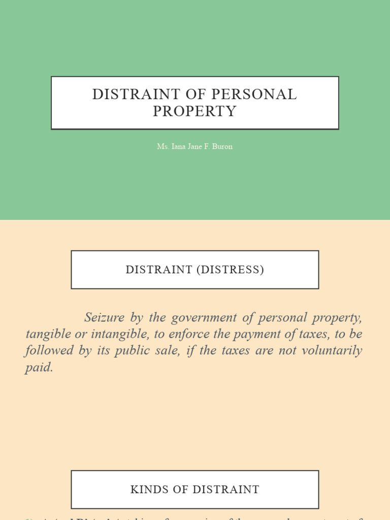 Week 3 Chapter 3 D | PDF | Taxes | Property Law