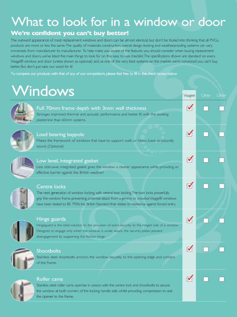 Comparison Checklist | PDF