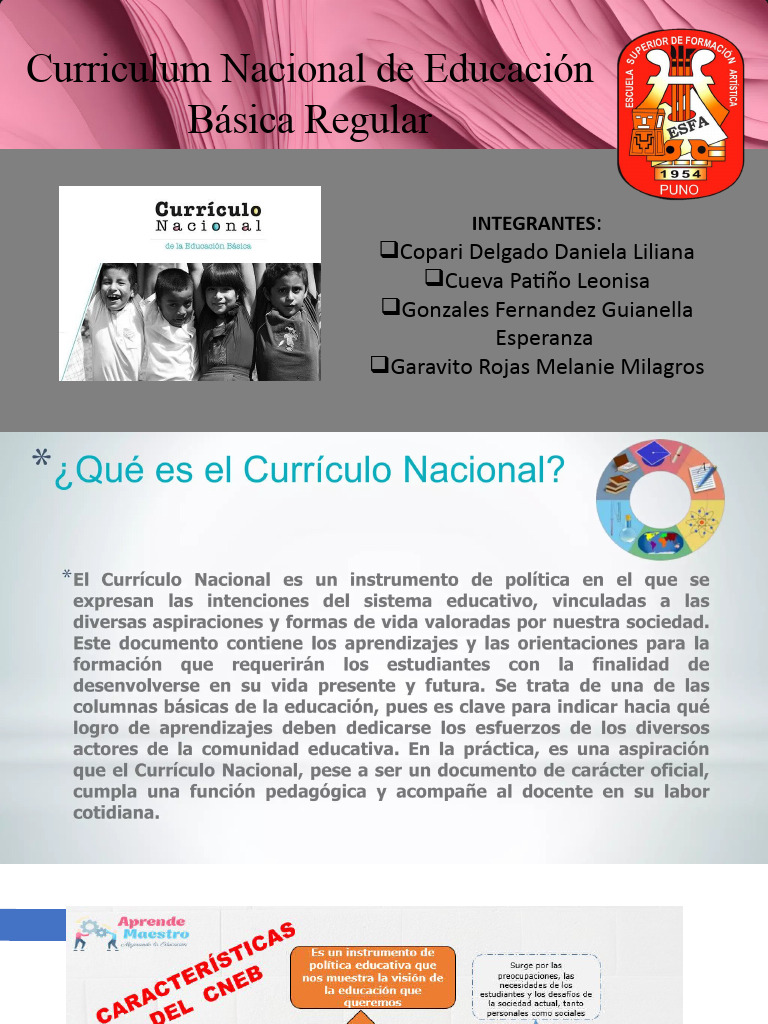Curriculum Nacional de Educación Básica | PDF | Plan de estudios ...