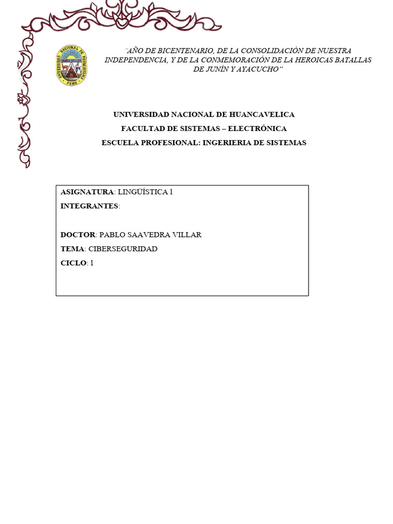 Ciberseguridad Pdf La Seguridad Informática Seguridad