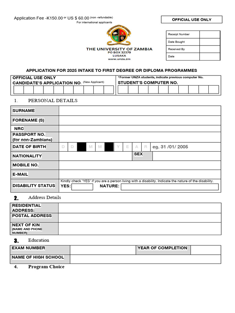 unza-2025-undergraduate-application-form-pdf-university-and-college