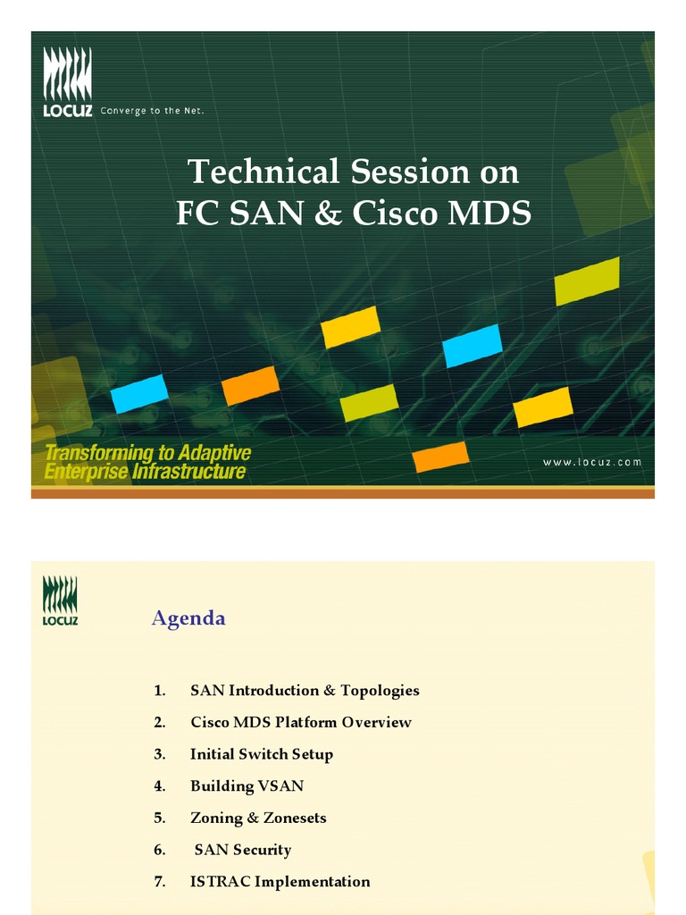 Cisco MDS Training Vol1 | PDF | Computers