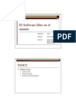 Software Libre en El Mundo