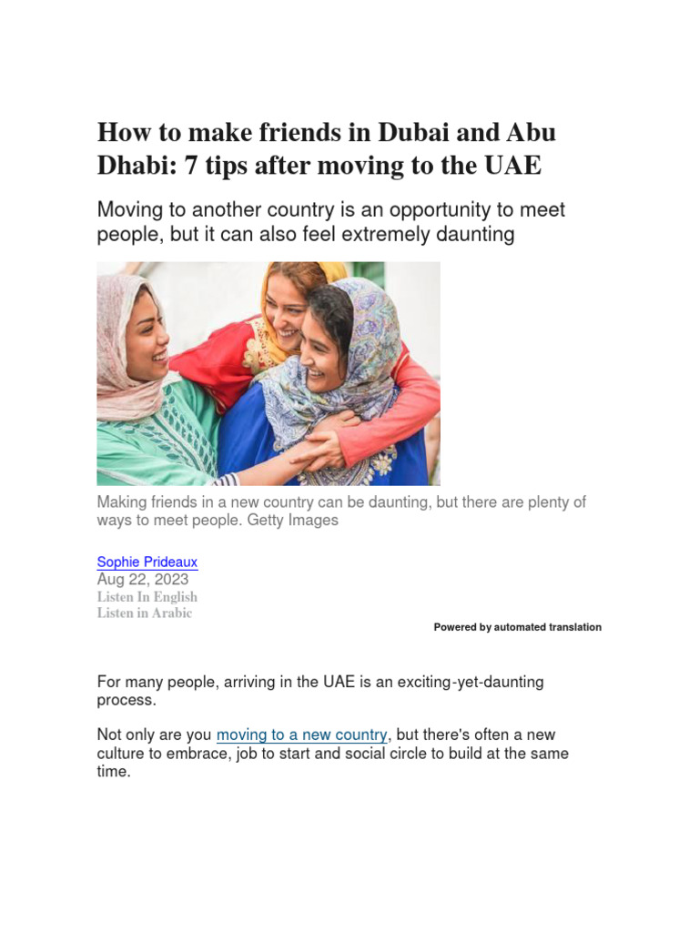 how-to-make-friends-in-dubai-and-abu-dhabi-pdf-united-arab-emirates