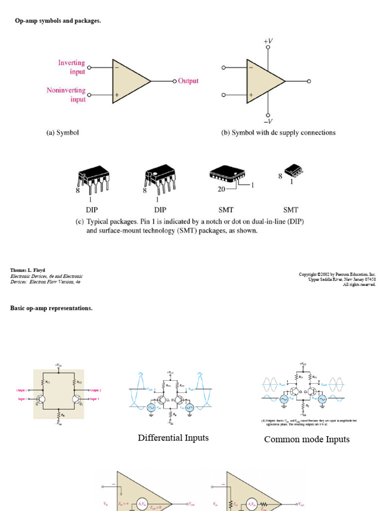 OP Amp | PDF | Operational Amplifier | Amplifier