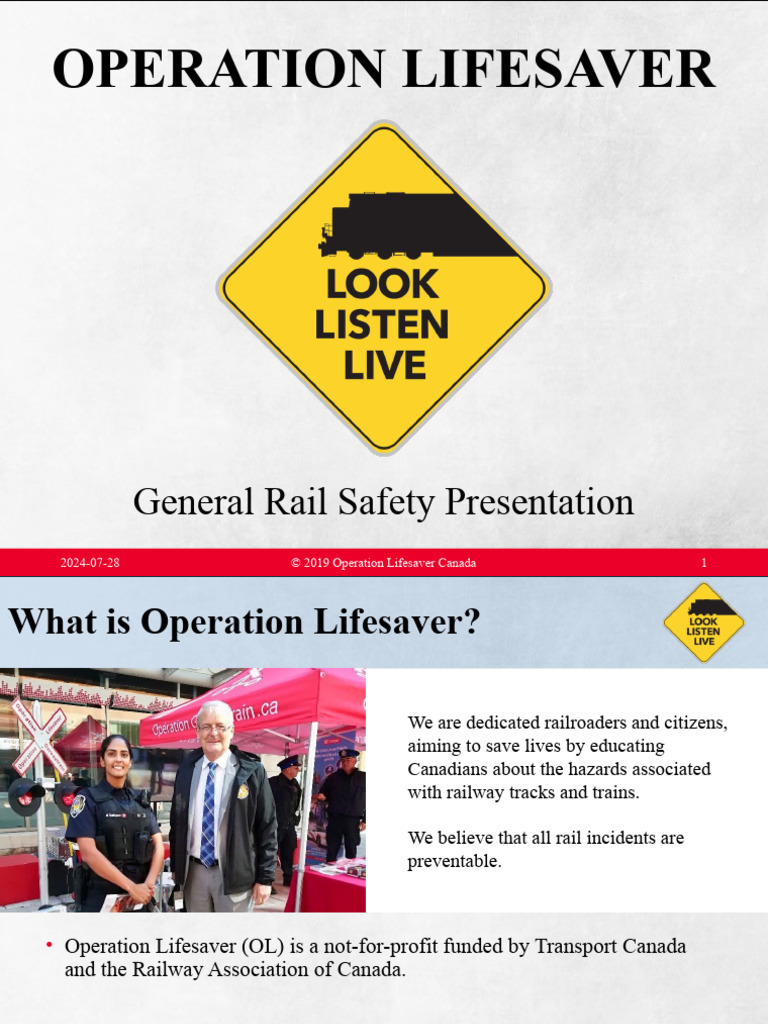 Railway Safety Awareness for Canadians | PDF | Train | Rail Transport