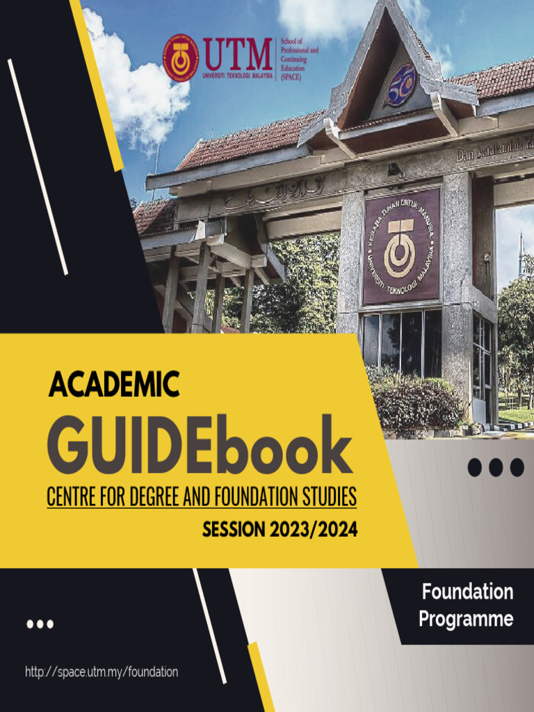 UTM Foundation Programme Guide 2023/2024 | PDF | Chemistry | Experiment