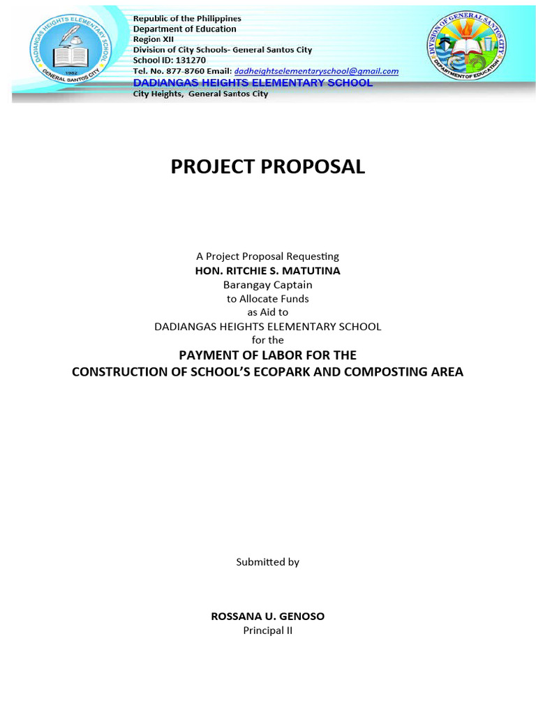 Eco-Park Construction Funding Proposal | PDF | Science & Mathematics ...