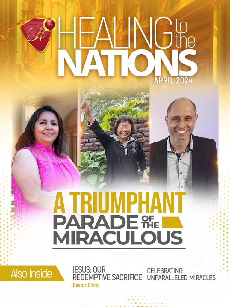 Healing To The Nations Magazine - April 2024 | PDF | Adam | Faith Healing