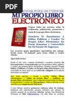 Download Libros Electrnicos - Ebooks - Como publicar y vender tu propio libro electrnico by Antonio Morales SN7540035 doc pdf