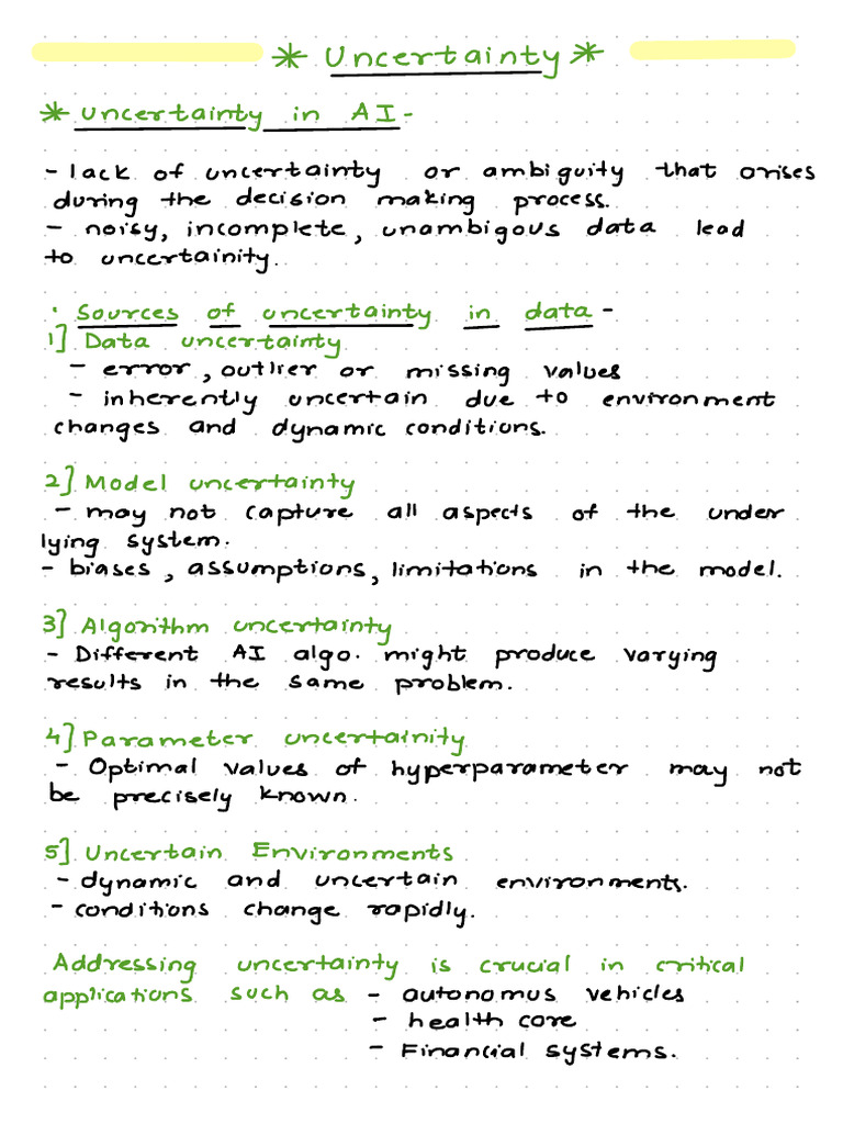 Mod 1-Uncertainty | PDF