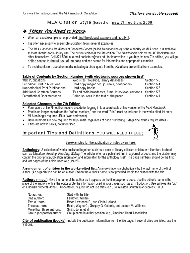 Mla Citation Style R10 01 22 Citation Word Processor
