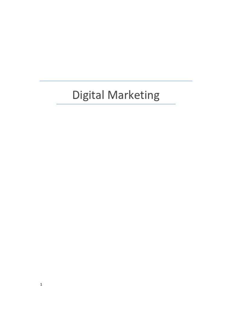 71 Digital Marketing | PDF